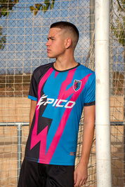 Camiseta Épico F.C Rosa y Azul