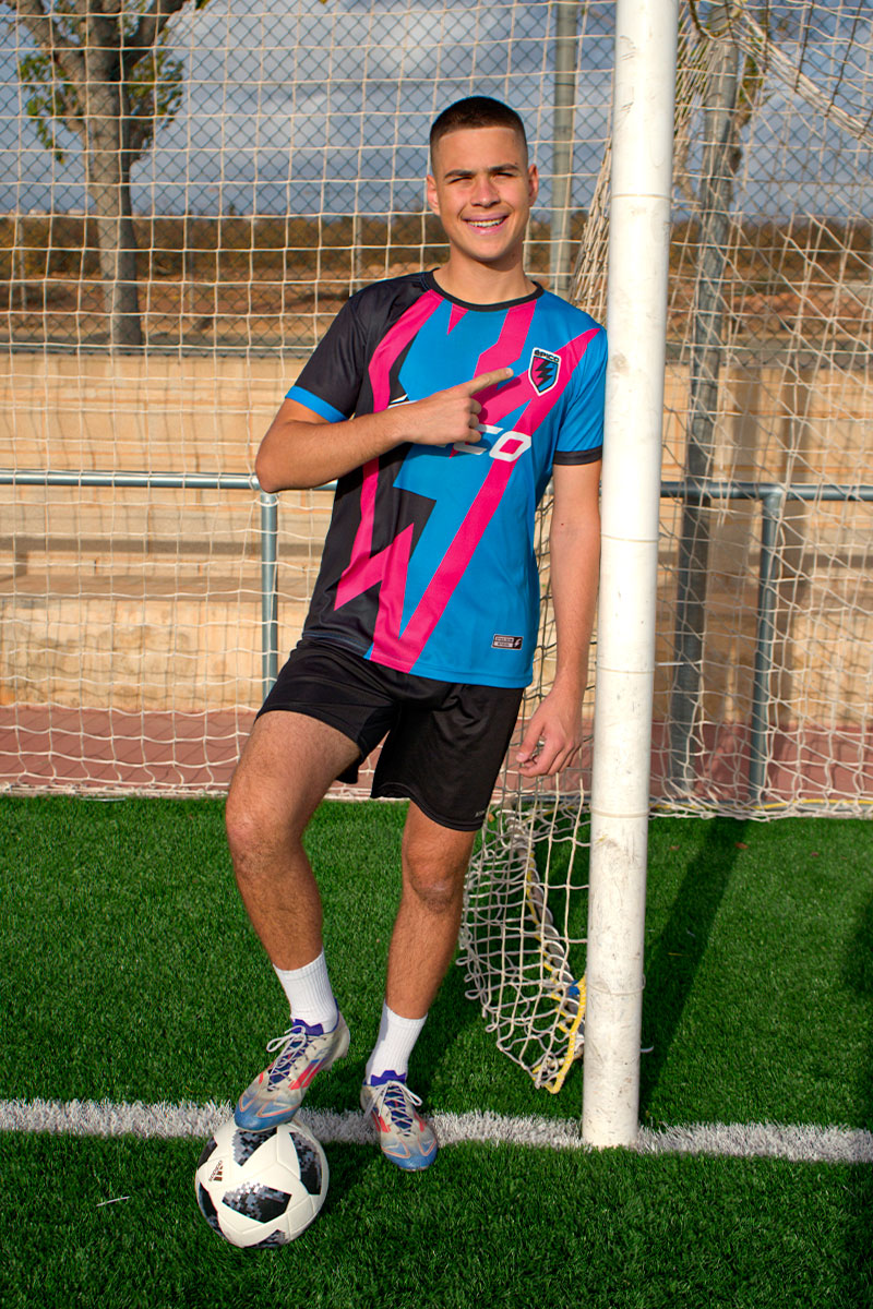 Camiseta Épico F.C Rosa y Azul