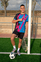 Camiseta Épico F.C Rosa y Azul