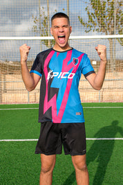 Camiseta Épico F.C Rosa y Azul